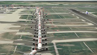 Mega Departures at London Heathrow Airport  World of Airports  Gameplay [upl. by Odnamla767]