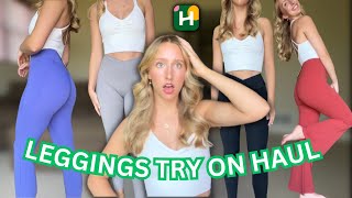 The Only Leggings Youll Ever Need  HALARA LEGGINGS Try On Haul Halara [upl. by Mireielle379]