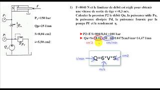 Exercice en hydraulique industrielle [upl. by Nerehs735]