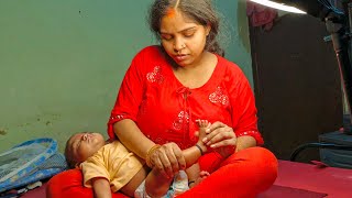 बिना तेल के बेबी के पैरों की मसाज कैसे करें देखिए आसान तरीका How To Massage Babys Feet Without [upl. by Luca]