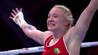 2022 Womens World Championship 63kg Final Irelands Amy Broadhurst V Algeria’s Imane Khelif [upl. by Hyams634]