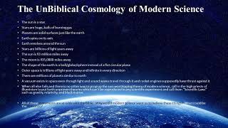 Biblical Cosmology Part 8 of 8 quotWhy Would They Lie and Does it Matterquot [upl. by Lyndsay]