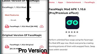 Facemagic mod apk download latest version  facemagic pro apk  facemagic mod  Part1 [upl. by Anaiq489]