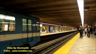 Montreal Metro Station Longueuil  Université De Sherbrooke HD [upl. by Dottie]