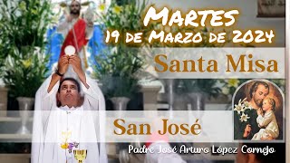 ✅ MISA DE HOY martes 19 de Marzo 2024  Padre Arturo Cornejo [upl. by Aziza118]