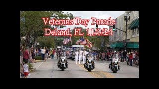 Deland Vets Day Parade 24 [upl. by Ainitsirhc]