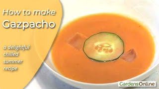 Gazpacho delicious Recipe [upl. by Enida]