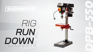 Rig Rundown  Sherwood 550W Benchtop Portable Drill Press [upl. by Kaule]