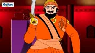 Shivaji Maharaj Marathi Animated Story  Shahiste Khanawar Halla [upl. by Sivar]