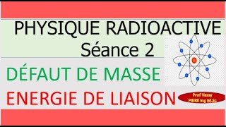 Physique Radioactive Défaut de masse et énergie de Liason [upl. by Lona]