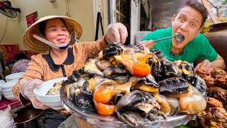 EXTREME Vietnamese Street Food  5 Must Eat Foods in Hanoi [upl. by Enorej732]