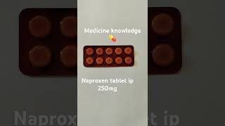 Naproxen tablet ip 250mg Used as pain killer [upl. by Atilemrac935]