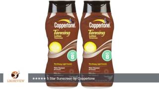 Coppertone Tanning Lotion SPF 8 Sunscreen8 oz 2 pack  ReviewTest [upl. by Notlef238]