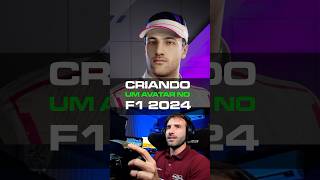 CRIANDO O MEU AVATAR NO F1 2024 Shorts [upl. by Adrell]