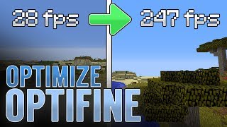 BEST OPTIFINE SETTINGS  GET MORE FPS  Minecraft 1122 [upl. by Lynea]