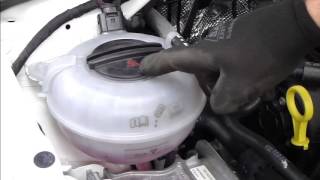 How to check and add coolant VW Golf VII A7Typ 5GYears 2013 to 2019 [upl. by Kaenel]