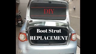 Fixing A Car Boot That Wont Stay Up  Changing Boot Struts Shocks On Nearly Any Vehicle [upl. by Sucramat]