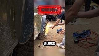 How to Use Fire to Fix a Tubeless Tire [upl. by Ruprecht101]