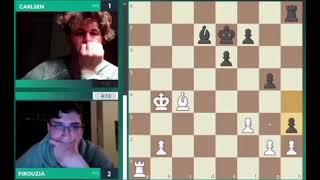 Carlsen vs Firouzia  07022024  GM Chess com №2 [upl. by Rosner]