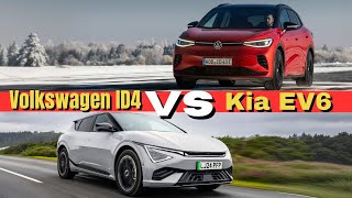 Volkswagen ID 4 GTX AWD 2024 VS Kia EV6 AWD 2024 [upl. by Isbella116]