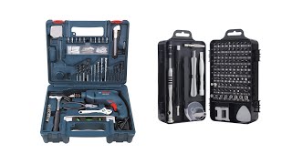 Bosch  Hindi  GSB 500 RE Corded  10 mm  TEC TAVAKKAL  Repair Screwdriver Set [upl. by Aikrahs]