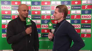 VINCENT KOMPANY PO ODPADNIĘCIU BAYERNU MONACHIUM Z PUCHARU NIEMIEC [upl. by Zaneski]