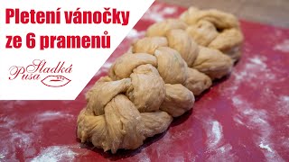 Pletení vánočky ze 6 pramenů [upl. by Adroj99]