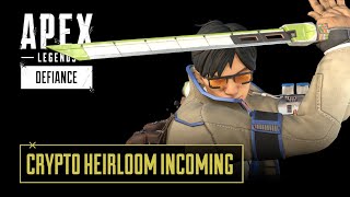 Crypto Heirloom Datamined  Warriors  Apex Legends [upl. by Naginarb217]