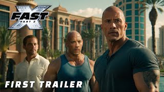 FAST X PART 2 – FIRST TRAILER 2025 Paul Walker Vin Diesel Dwayne Johnson [upl. by Shoshanna]