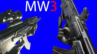 COD MW3 All WeaponsCampaingSurvival mode [upl. by Aihsyla]