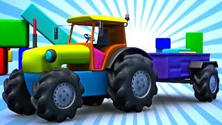 tractor  juguetes para los niños unboxing  Tractor Formation  Kids Channel Español  Canciones [upl. by Abana]