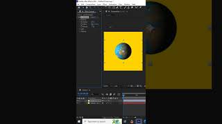How To Create Realistic 3D Spinning Earth Animation  Beginner Animation Series Day 7 In AE shorts [upl. by Enna]