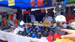 MASSIVE street market in Ixtapa Mexico Tianguis de Ixtapa [upl. by Tereb]