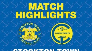 HIGHLIGHTS  Stockton Town 20 Carlton Town [upl. by Elicia590]