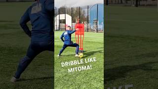 How to dribble like Mitoma PART 2 football footballbasics footballsoccer mitoma [upl. by Dustan]