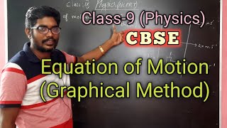 Equation of Motion Graphical Method Class 9  Physics  Inbaraj Sir [upl. by Halie]