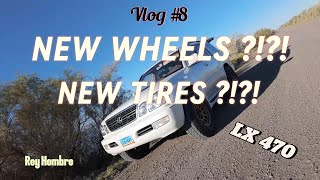 Vlog 8 Installing 17in wheels and new tires on LX 470 [upl. by Kono381]