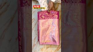 Meesho viral pattu silk saree  Meesho trending sarees for festival and wedding meesho pattusaree [upl. by Vevine413]