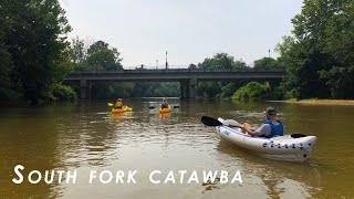 Kayaking the South Fork Catawba River in McAdenville NC [upl. by Atikram15]