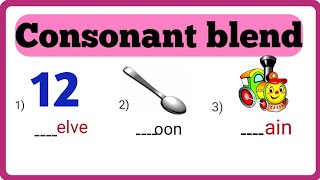 Consonants blend l easy way to learn consonants blend for kids l blends letter l [upl. by Entruoc]