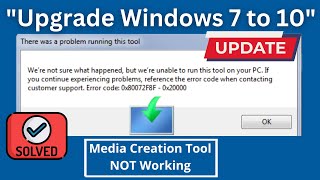 Solved Media Creation Tool Error 0x80072F8F–0x20000 in Windows 7  Upgrade Windows 7 to Windows 10 [upl. by Lateehs]