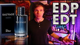 DIOR SAUVAGE  EDP Vs EDT [upl. by Atimad]