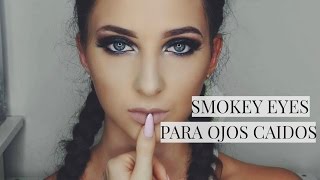 SMOKEY EYES PARA OJOS CAIDOS ❤  APRENDE A MAQUILLARTE [upl. by Llenaj]