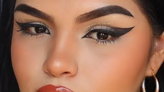 La mejor compilacion de delineados  The best eyeliner compilation [upl. by Toms]