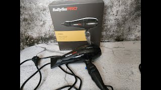 Фен BaByliss PRO BAB6510IRE Caruso Ionic Обзор BaByliss на Украине [upl. by Maxie]