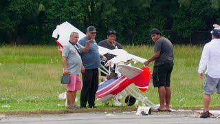 Brand New CubCrafters Carbon Cub FX3 200cc CRASHED Too slow down wind or elevator failureflutter [upl. by Sheepshanks]