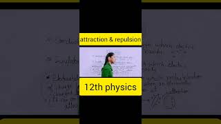 attraction amp repulsionclass 12th physics shortvideo electricchargeandfield attraction viral [upl. by Eleynad]