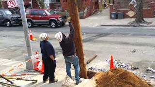 New Utility Pole Install [upl. by Ilime993]