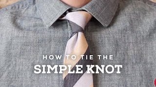 How to Tie a Perfect Simple Knot [upl. by Fedak980]