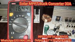 Solar MPPT Buck Converter Pic16f72 C code in MikroC hex file PCB file Available [upl. by Gunilla]